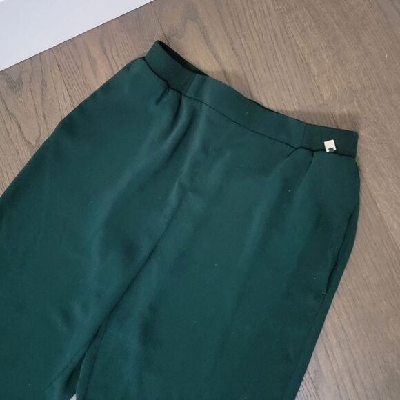 Ted Baker Aliadd Rib Detail Pull On Pant in Dark Green - Picture 5 of 12